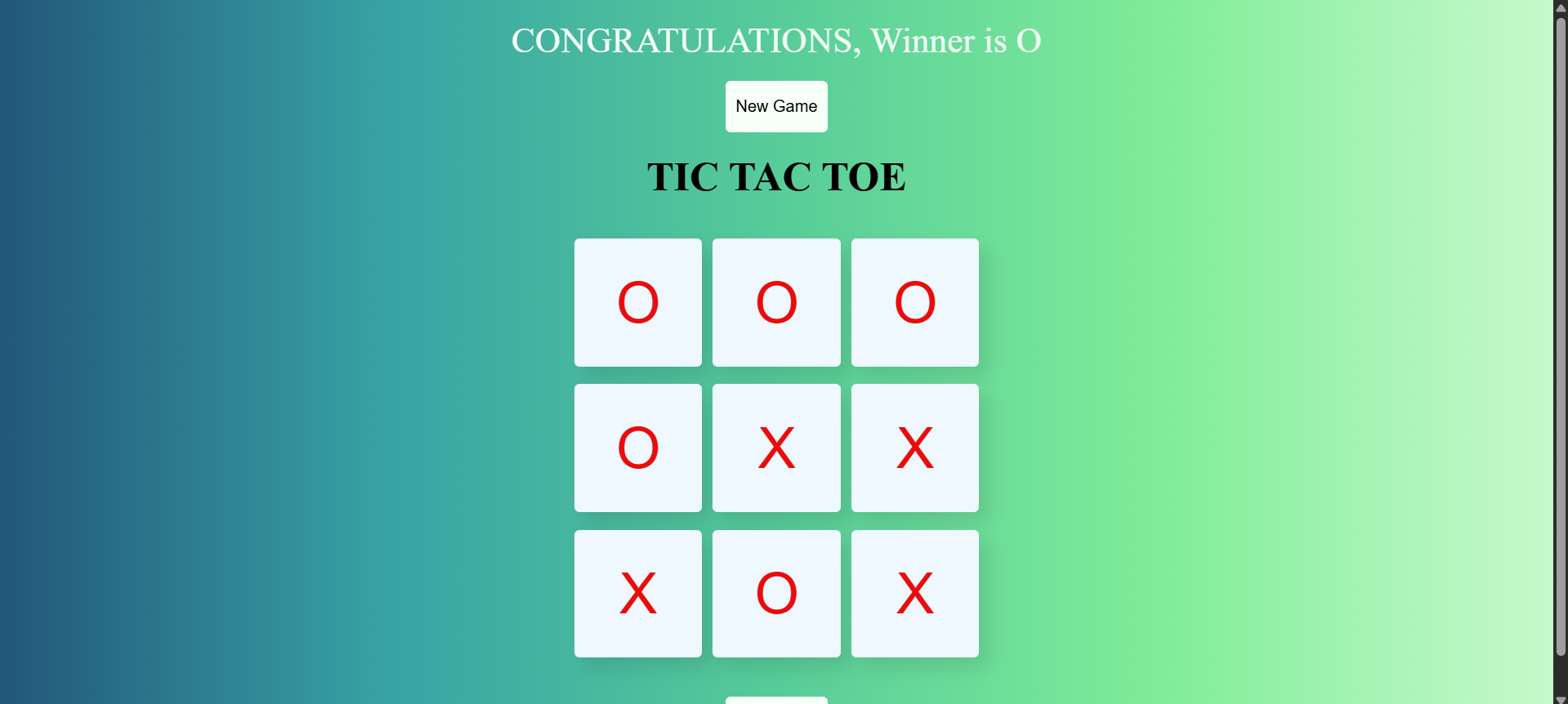 Tic-Tac-Toe Game